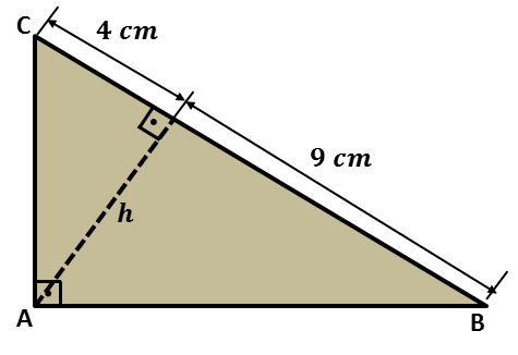 Lista de relações métricas no triangulo retângulo